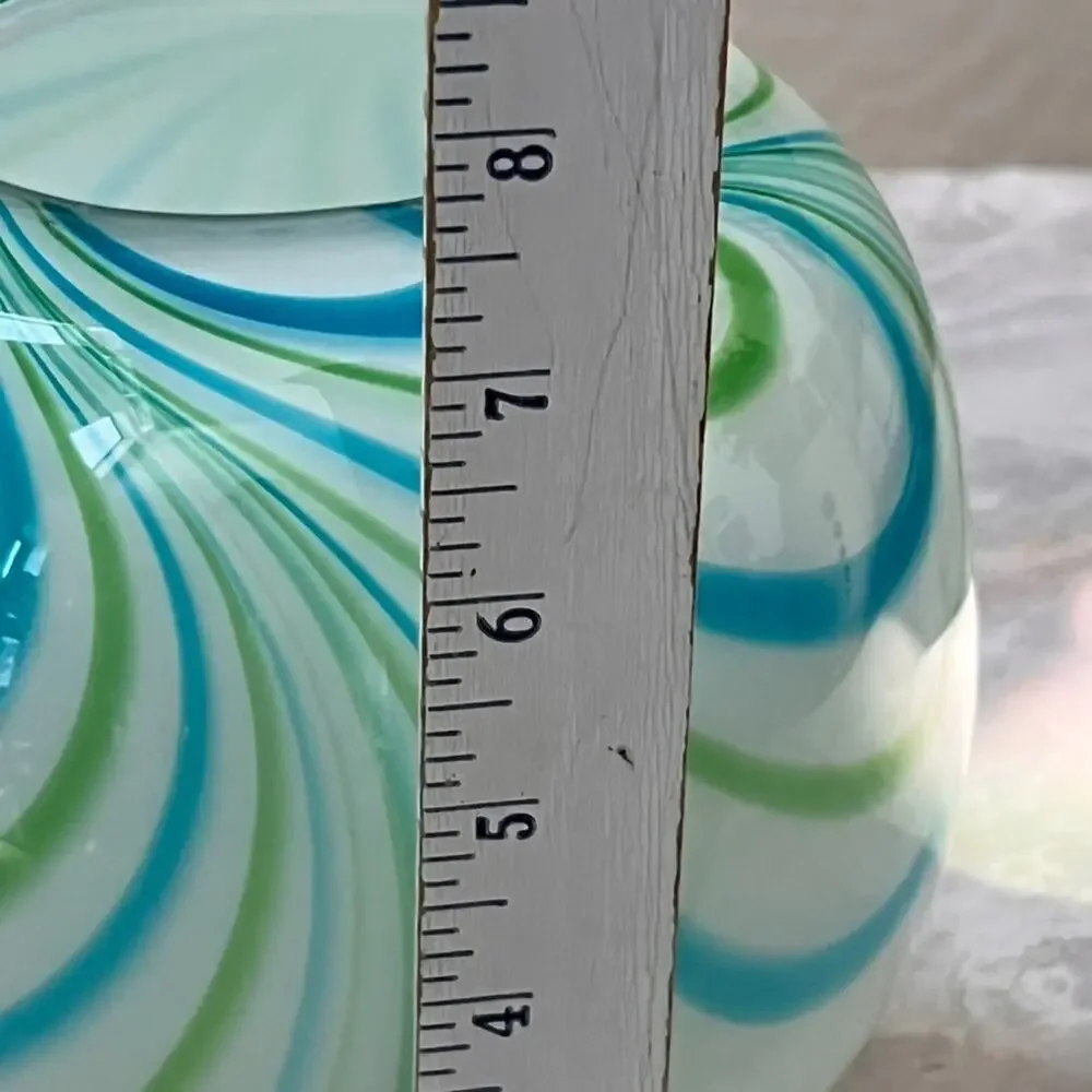 Hand Blown Art Glass Vase 8